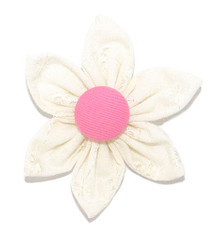 Flower [Broderie Ivory / Pink]
