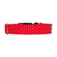 Clasp Collar [Tiny Dots Red]