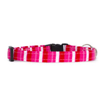 Cat Collar [Pink Red Stripes]