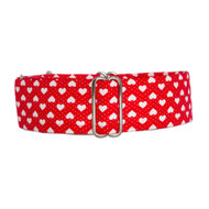 Martingale Collar [Hearts Red]
