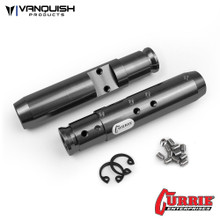 Currie SCX10 Rear Tubes Grey Anodized