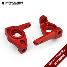 Axial SCX10 8 Degree Knuckles Red Anodized