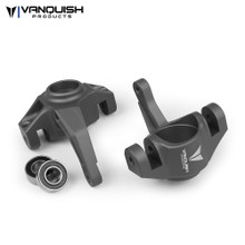Axial Yeti / EXO Steering Knuckles Grey Anodized