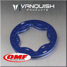OMF 2.2 Scallop Beadlock Blue Anodized