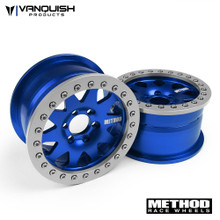 Method 2.2 Race Wheel (1.2" Wide) 101 Blue/Clear Anodized