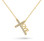 Love Cross™ INSPIRE MINI in solid 14k yellow gold with 18 CZ stones on an 18" chain.

Pendant Size: 7/8" x 1/2"
Made in USA.