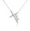 Love Cross™ CLASSIC in solid sterling silver on an 18" silver chain. 

Pendant Size: 1-1/8" x 3/4" 
Made in USA.