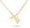 Love Cross™ CLASSIC MINI in Solid 14k Gold on an 18" chain. 

Pendant Size: 7/8" x 1/2"
Made in USA. 