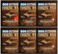 Cooking Wild Seasonings Variety 6 Pack - FRESH SAUSAGE