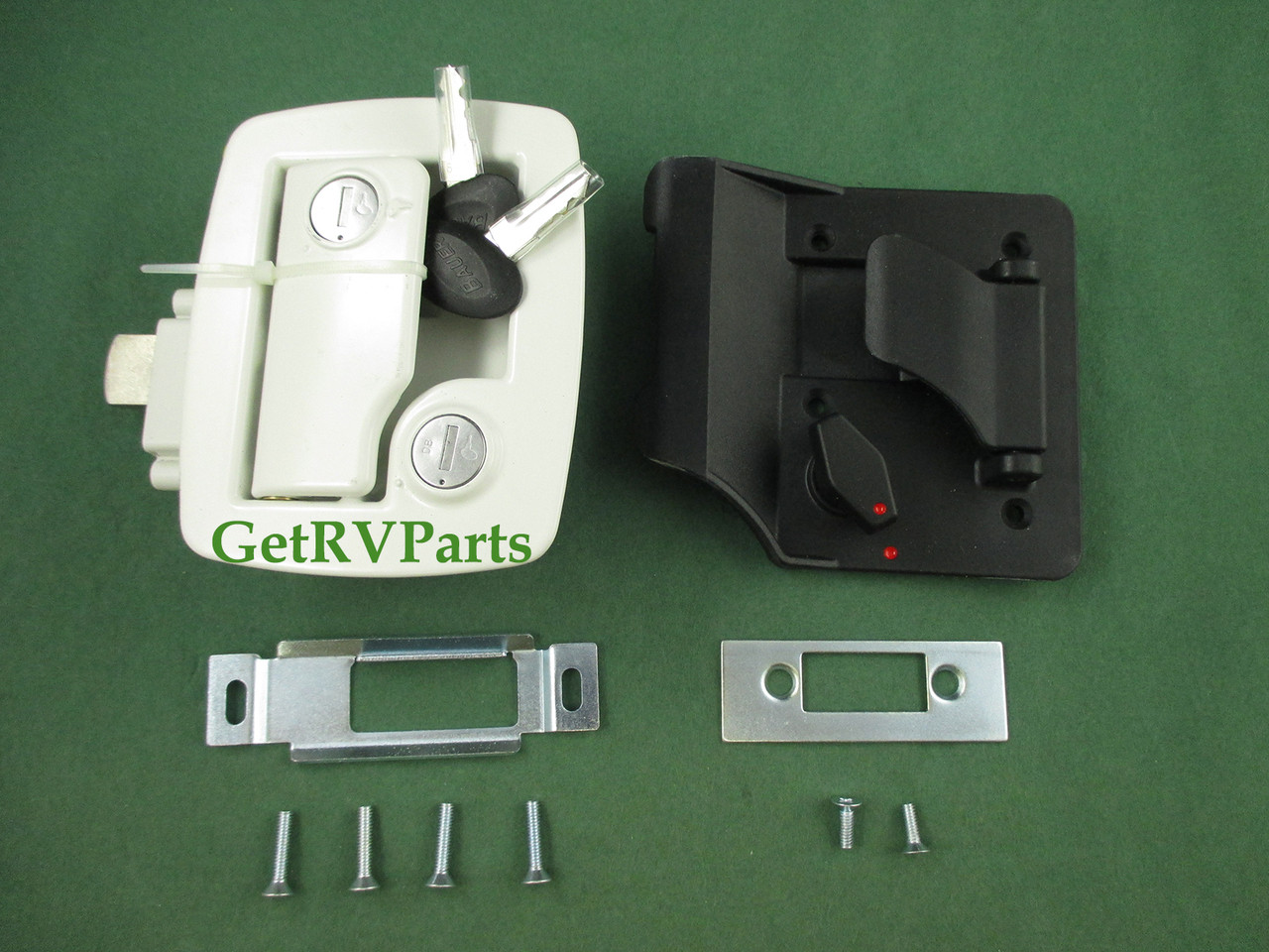 Bauer 013534 RV Travel Trailer Entry Door Entrance Lock Assembly