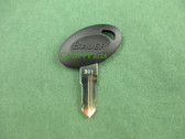 Bauer | Code 301 | RV Entry Door Lock Replacement Key 
