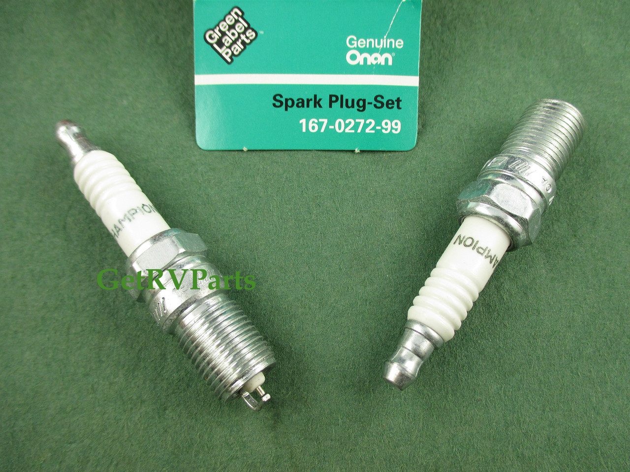 Onan 167027299 RV Generator Spark Plug BGE BGEL NHE BGM NHM 2 Pack