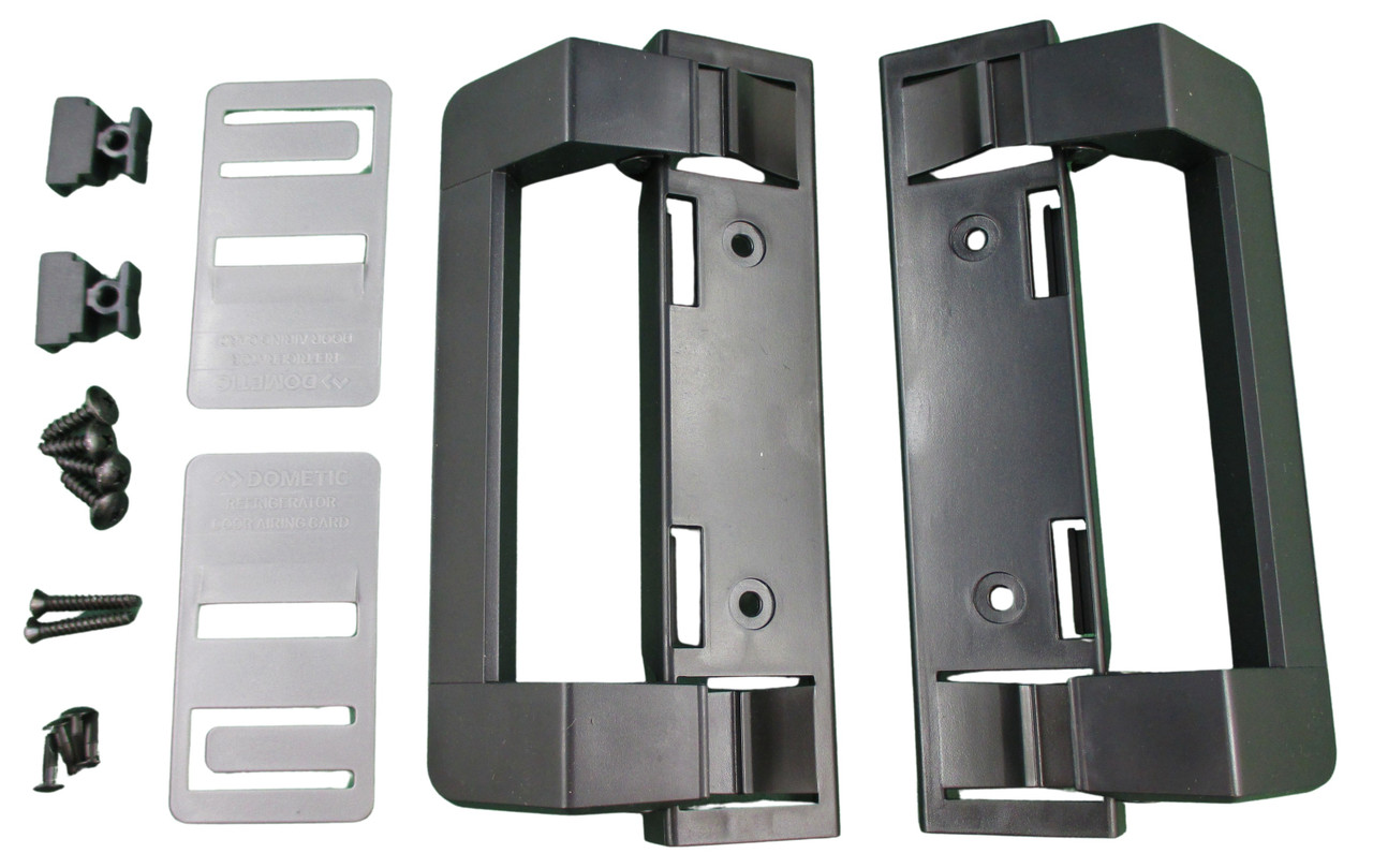 Dometic 3316882900 RV Refrigerator Door Handle 2 Pack Black