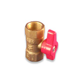 Aqua Hot PLX-BV1-200 Brass Ball Valve 1/2 in