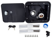 Valterra A01-2000BKVP RV Gravity City Water Inlet Hatch Black