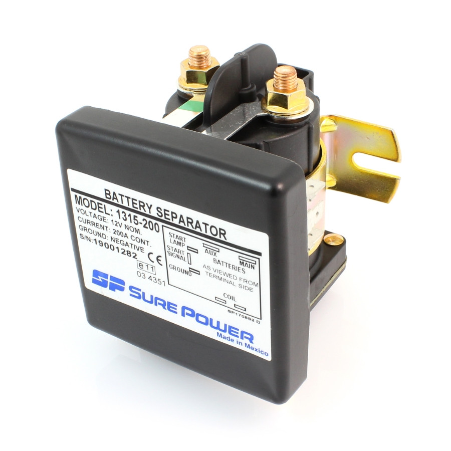 Sure Power 1315-200 Battery Separator 12V 200 Amp Bi-Directional