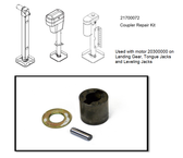 BAL 21700072 RV LS Leveling & Tongue Jack System Coupler Repair Kit