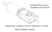 BAL 21900002 RV Slide Out Accu Slide Compact High Torque Motor Kit With Sprocket Up Tray 68ZY