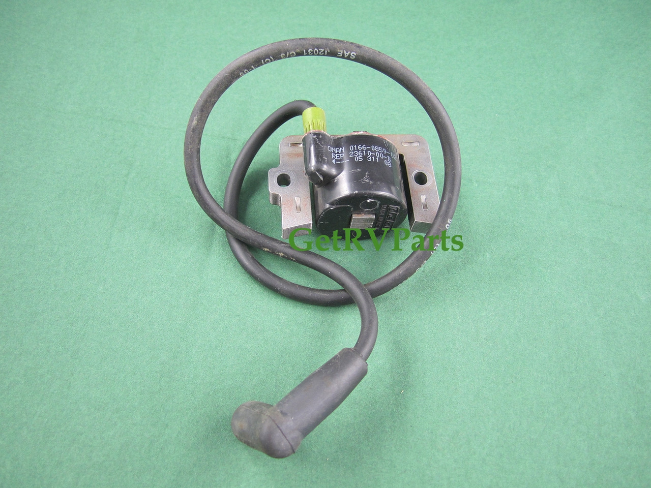 Onan Cummins 166-0859-02 RV Generator Ignition Coil 21 /" Lead fits HGJAB HGJAC