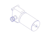 BAL R25056 RV Slide Out Accu Slide Motor, Gear Super High Torque Single MC193C-5 for P22328