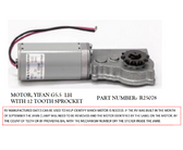 BAL R25078 RV Slide Out Exact Slide Motor Kit With Gearbox Mount Top Right Or Bottom Left