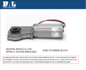 BAL R25079 RV Slide Out Exact Slide Motor Kit With Gearbox Mount Top Left Or Bottom Right