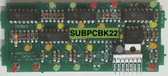 KIB SUBPCBK22 RV Monitor Control Panel Board Only