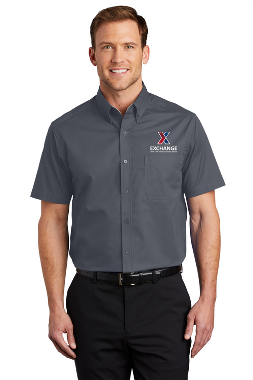 Men's Short Sleeve Easy Care Shirt - American Eagle Imagewear, Inc. BRAND