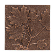 Whitehall Maple Leaf Wall Décor - Antique Copper - Aluminum