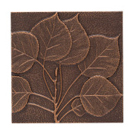 Whitehall Aspen Leaf Wall Décor - Antique Copper - Aluminum