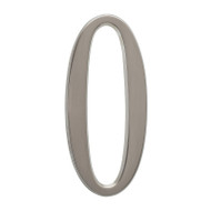 Whitehall  4.75" Number 0 Brushed silver