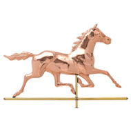 Whitehall Copper Horse Weathervane - Polished - Copper