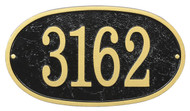 Whitehall Fast & Easy Oval House Numbers Plaque