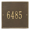 Whitehall Personalized Square Plaque - Standard - Wall - 1 line