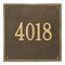 Whitehall Personalized Square Plaque - Estate -Wall - 1 line