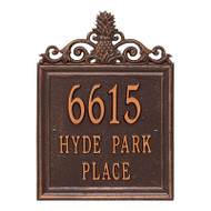 Whitehall Personalized Lanai Plaque - Standard - Wall - 3 Line