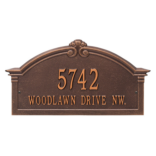 Whitehall Personalized Roselyn Arch Plaque - Grande - Wall - 2 Line
