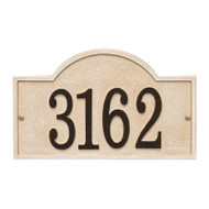 Whitehall Personalized Stonework Plaque - Arch - 1 Line