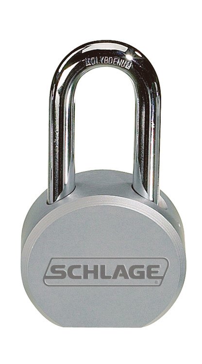 Schlage Portable Locks Heavy Duty Performance Steel Padlock KS72 Conventional Key In Knob With Cylinder