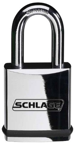 Schlage Portable Locks Heavy Duty Performance Chrome Plated Brass Padlock KS21 Small Format Interchangeable Core SFIC No Cylinder