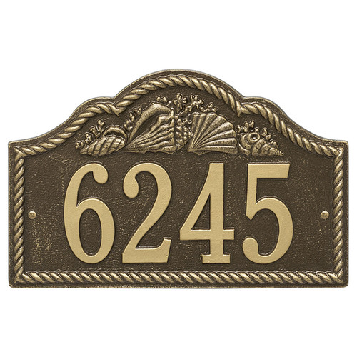 Whitehall Personalized Rope Shell Arch Plaque Wall