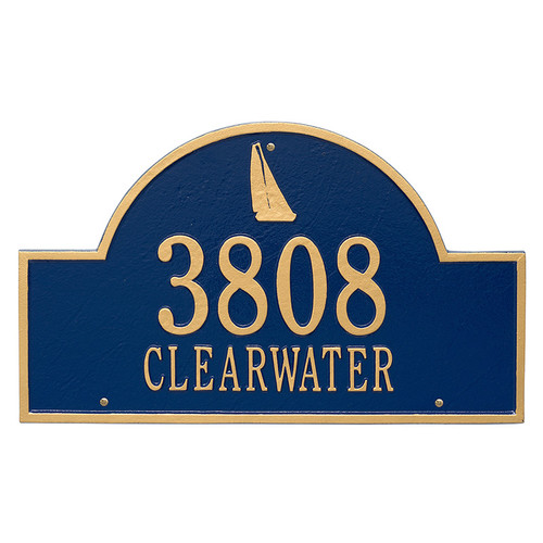 Whitehall Personalized Sailboat Arch Plaque