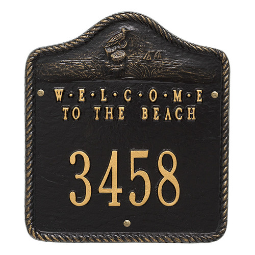 Whitehall Personalized Welcome To The Beach Plaque 1 Line