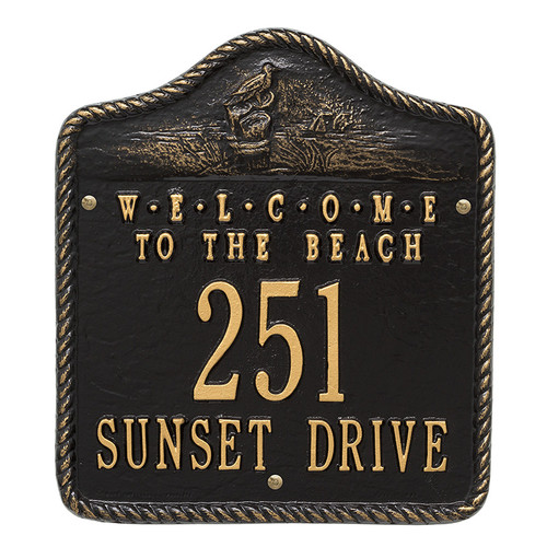 Whitehall Personalized Welcome To The Beach Plaque 2 Line