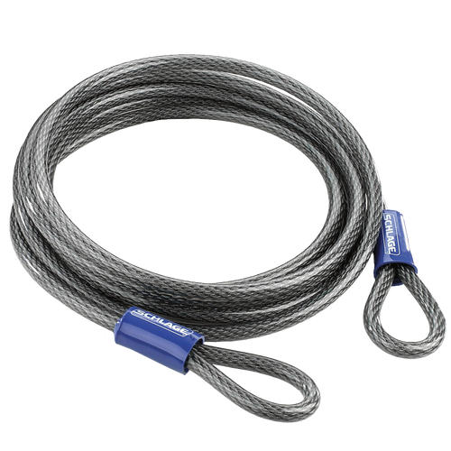 Schlage Flex Security Double Loop 15' x 3/8" Flexible Steel Cables