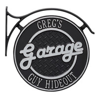 Whitehall Package: Hanging Garage Plaque with Bracket