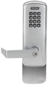 Schlage Electronic CO 100 Series Rights on Lock Manually Programmable Standalone Offline Locks Exit Trim - Surface Vertical Rod
