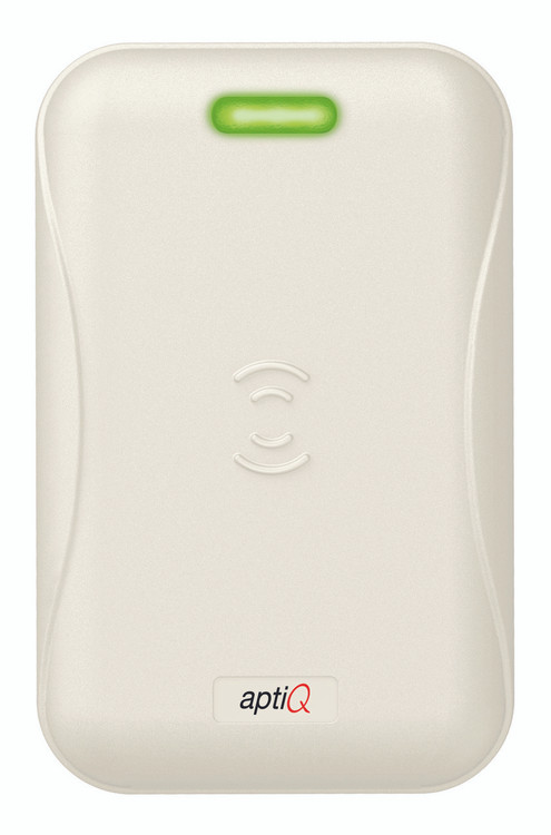 Schlage, aptiQ, XceedID Reader Covers Single Gang for MT15 Reader  Cream  23920598