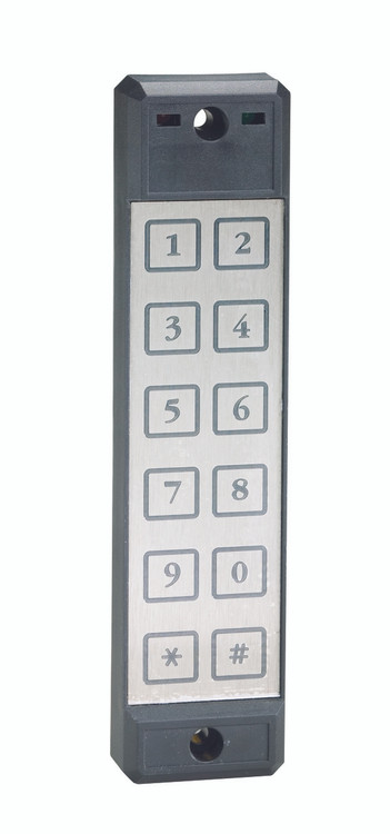 Schlage SEKPDWG Weatherized Stainless Faceplate with Electronic Keypad Readers 3x4 Matrix - Single Gang Mount (SEKPDWG)