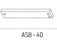 Schlage Electromagnetic Locks Accessories Aluminum Spacer Brackets (628, 335 finish only) For 40 Series - ASB-40